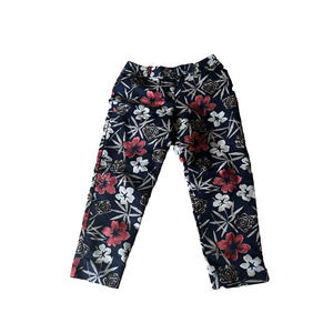 Talbots Collection Floral Pants Silk Blend Size 14 Front Pockets Fall Colors